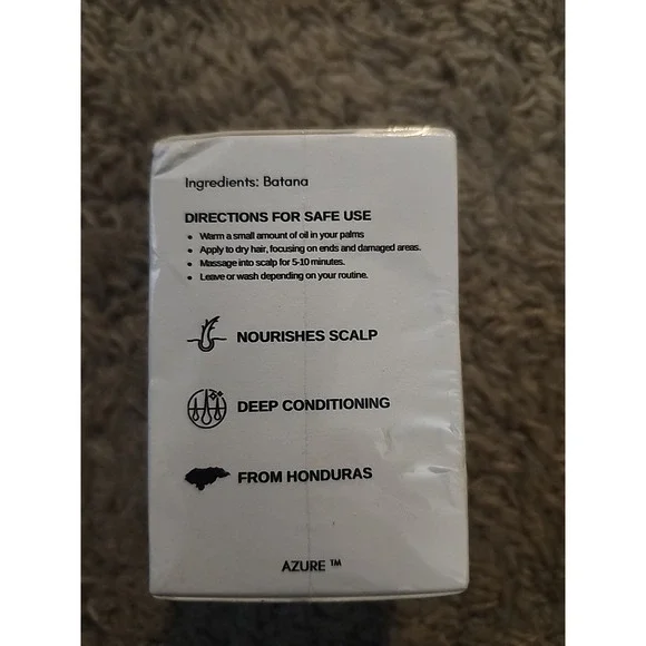 Azure 100% Pure Batana Oil, Honduran Miracle Hair Oil, 4oz (NEW & SEALED) - Picture 4 of 6